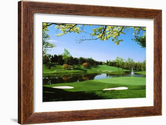 Golf Course, Congressional Country Club, Potomac, Montgomery County, Maryland, USA-null-Framed Photographic Print