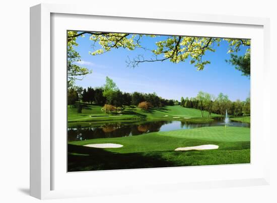 Golf Course, Congressional Country Club, Potomac, Montgomery County, Maryland, USA-null-Framed Photographic Print