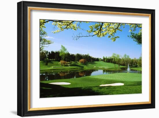 Golf Course, Congressional Country Club, Potomac, Montgomery County, Maryland, USA-null-Framed Photographic Print