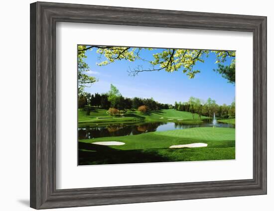 Golf Course, Congressional Country Club, Potomac, Montgomery County, Maryland, USA-null-Framed Photographic Print