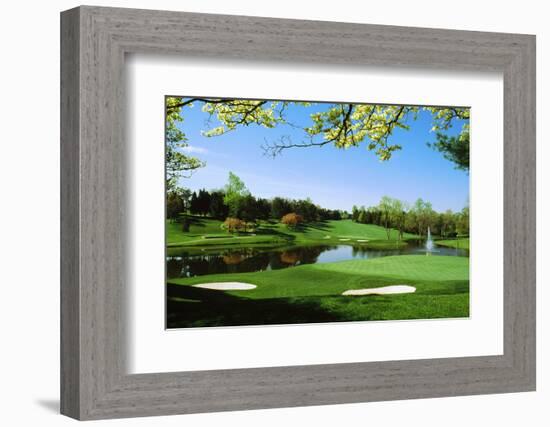 Golf Course, Congressional Country Club, Potomac, Montgomery County, Maryland, USA-null-Framed Photographic Print