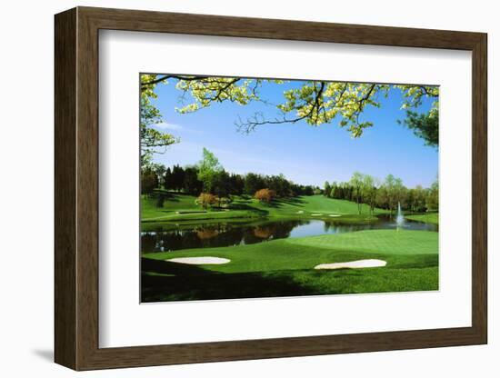 Golf Course, Congressional Country Club, Potomac, Montgomery County, Maryland, USA--Framed Photographic Print