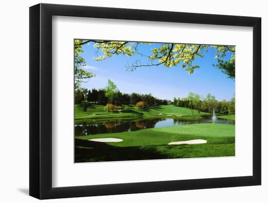 Golf Course, Congressional Country Club, Potomac, Montgomery County, Maryland, USA-null-Framed Photographic Print