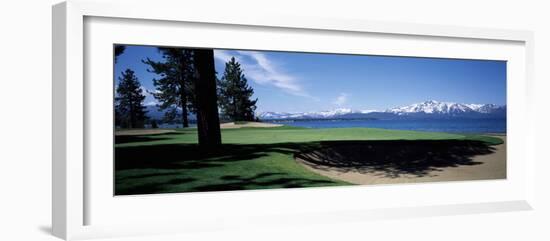 Golf Course, Edgewood Tahoe Golf Course, Stateline, Douglas County, Nevada, USA-null-Framed Photographic Print