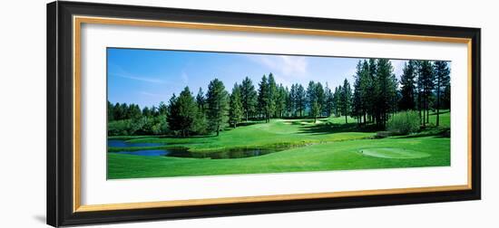 Golf Course, Edgewood Tahoe Golf Course, Stateline, Douglas County, Nevada, USA-null-Framed Photographic Print