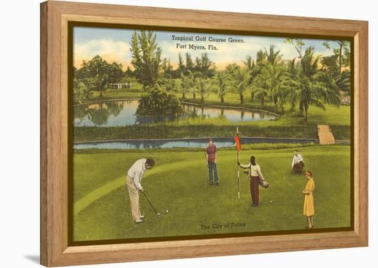 Golf Course, Ft. Myers, Florida-null-Framed Stretched Canvas