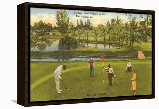 Golf Course, Ft. Myers, Florida-null-Framed Stretched Canvas