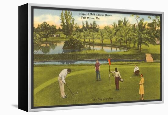 Golf Course, Ft. Myers, Florida-null-Framed Stretched Canvas