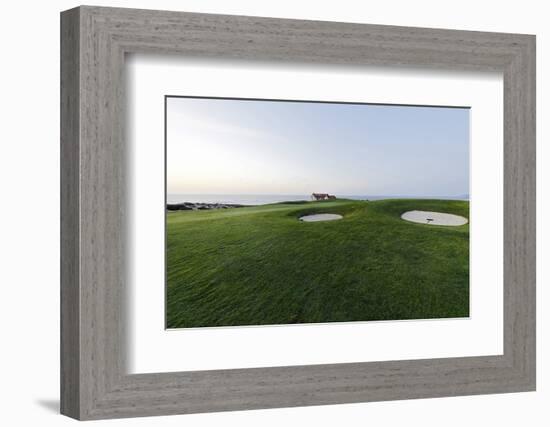 Golf Course, Green, Praia D'El Rey, Marriott Golf and Beach Resort, Atlantic Coast-Axel Schmies-Framed Photographic Print