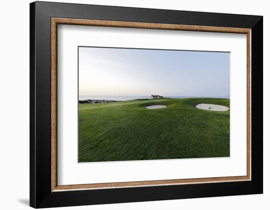 Golf Course, Green, Praia D'El Rey, Marriott Golf and Beach Resort, Atlantic Coast-Axel Schmies-Framed Photographic Print