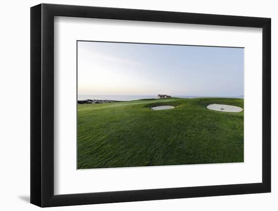 Golf Course, Green, Praia D'El Rey, Marriott Golf and Beach Resort, Atlantic Coast-Axel Schmies-Framed Photographic Print