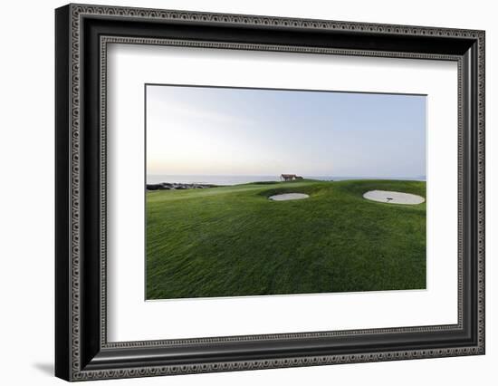 Golf Course, Green, Praia D'El Rey, Marriott Golf and Beach Resort, Atlantic Coast-Axel Schmies-Framed Photographic Print