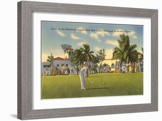 Golf Course, Hollywood, Florida-null-Framed Art Print