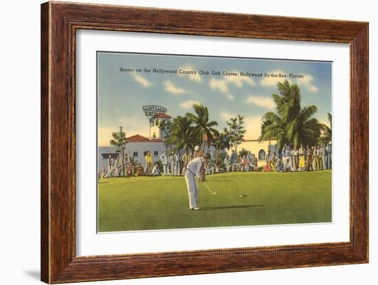 Golf Course, Hollywood, Florida-null-Framed Art Print