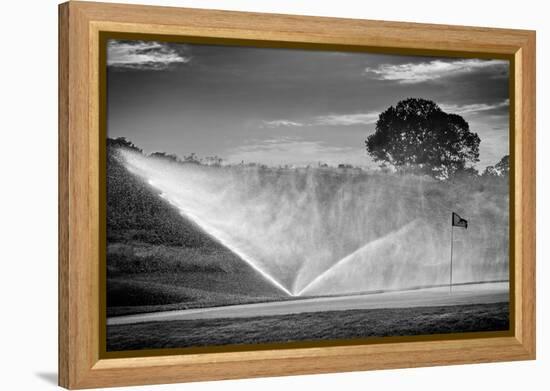 Golf Course on Shelter Island NY-null-Framed Stretched Canvas