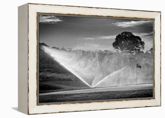 Golf Course on Shelter Island NY-null-Framed Stretched Canvas