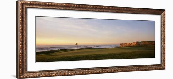 Golf Course on the Coast, Half Moon Bay, California, USA-null-Framed Photographic Print