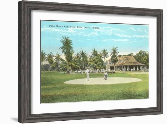 Golf Course, Palm Beach, Florida-null-Framed Art Print