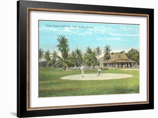 Golf Course, Palm Beach, Florida-null-Framed Art Print