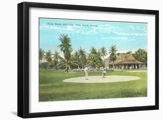 Golf Course, Palm Beach, Florida-null-Framed Art Print