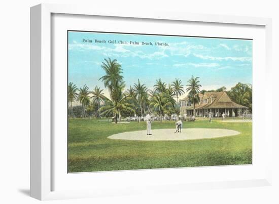 Golf Course, Palm Beach, Florida-null-Framed Art Print