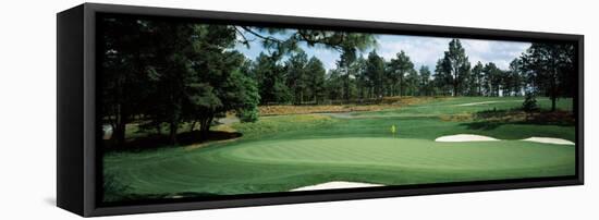 Golf Course, Pine Needles Golf Course, Southern Pines, Moore County, North Carolina, USA-null-Framed Premier Image Canvas