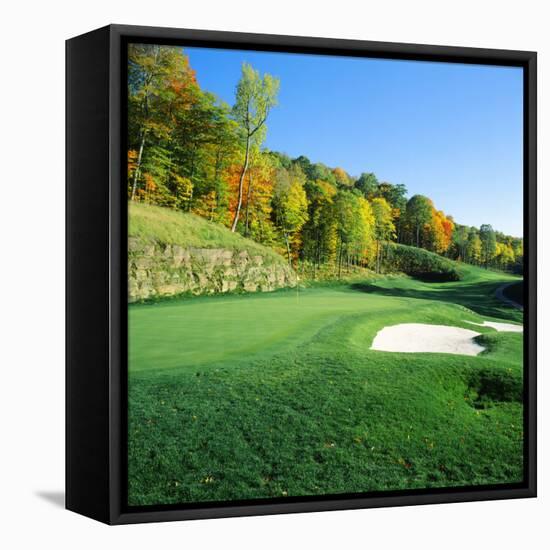 Golf Course, Raven Golf Club, Snowshoe, Pocahontas County, West Virginia, USA-null-Framed Premier Image Canvas