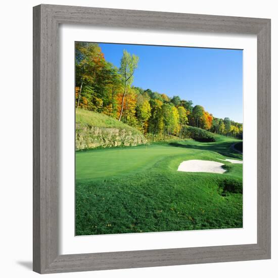 Golf Course, Raven Golf Club, Snowshoe, Pocahontas County, West Virginia, USA-null-Framed Photographic Print