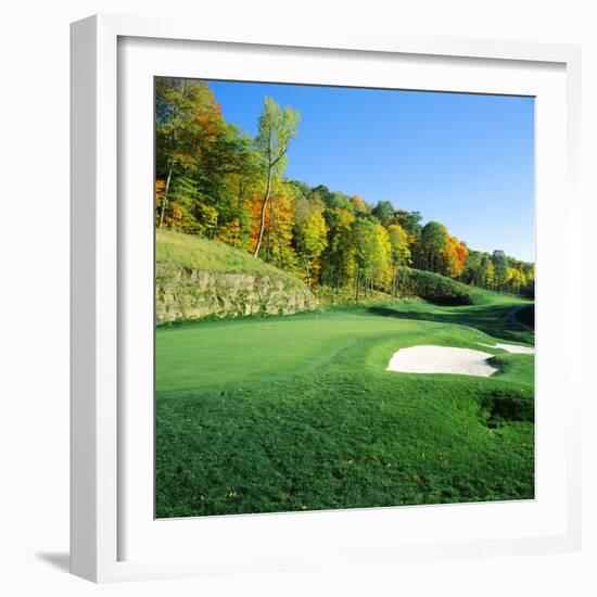 Golf Course, Raven Golf Club, Snowshoe, Pocahontas County, West Virginia, USA-null-Framed Photographic Print