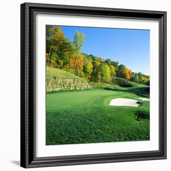 Golf Course, Raven Golf Club, Snowshoe, Pocahontas County, West Virginia, USA-null-Framed Photographic Print