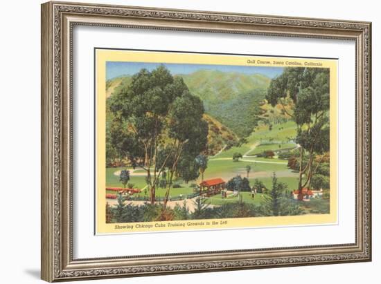Golf Course, Santa Catalina-null-Framed Art Print