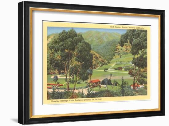 Golf Course, Santa Catalina-null-Framed Art Print