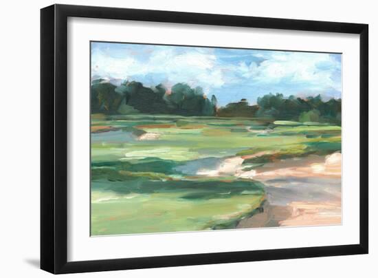 Golf Course Study II-Ethan Harper-Framed Art Print