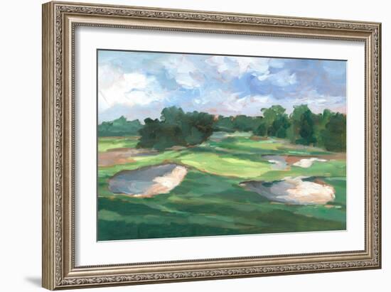 Golf Course Study III-Ethan Harper-Framed Art Print