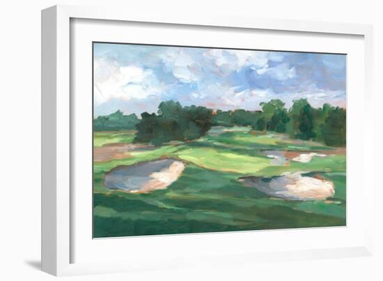 Golf Course Study III-Ethan Harper-Framed Art Print