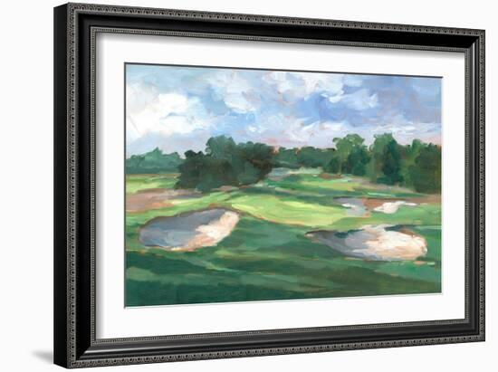 Golf Course Study III-Ethan Harper-Framed Art Print