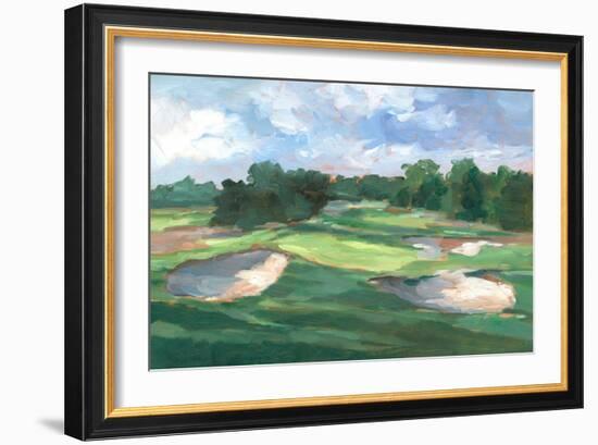 Golf Course Study III-Ethan Harper-Framed Art Print