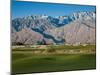 Golf Course with Mountain Range, Desert Princess Country Club, Palm Springs-null-Mounted Photographic Print