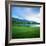 Golf Course with Mountain Range in the Background, Teton Pines Golf Course, Jackson, Wyoming, USA-null-Framed Photographic Print