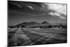 Golf CourseScottsdale Arizona b/w-null-Mounted Photo