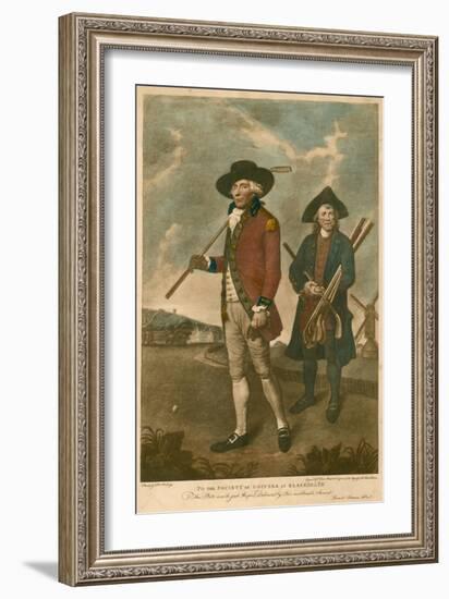 Golf; Dedicated by the Artist to the Society of Coffers at Blackheath-Lemuel Francis Abbott-Framed Giclee Print