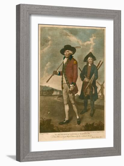 Golf; Dedicated by the Artist to the Society of Coffers at Blackheath-Lemuel Francis Abbott-Framed Giclee Print