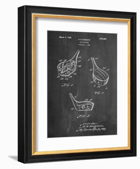 Golf Fairway Club Head Patent-Cole Borders-Framed Premium Giclee Print