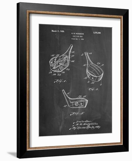 Golf Fairway Club Head Patent-Cole Borders-Framed Art Print