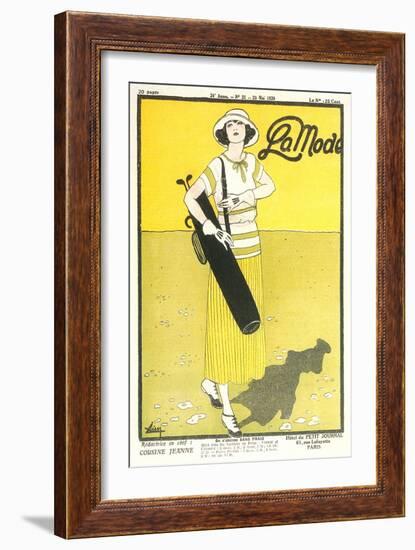 Golf Fashions-null-Framed Art Print