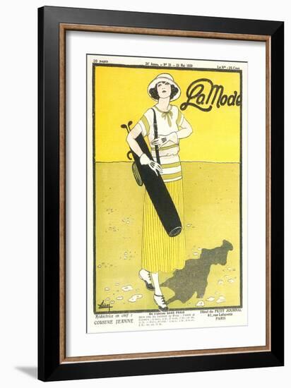 Golf Fashions-null-Framed Art Print