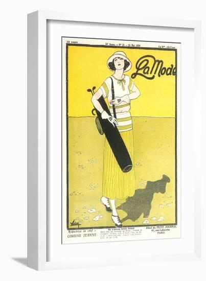 Golf Fashions-null-Framed Art Print