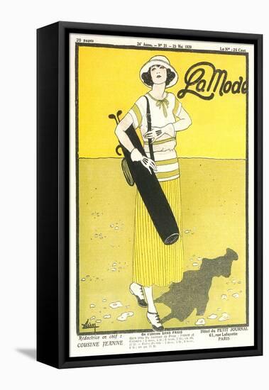 Golf Fashions-null-Framed Stretched Canvas