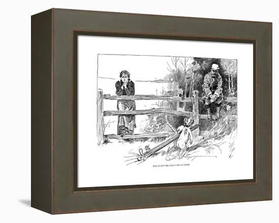 Golf Game, 1895-Charles Dana Gibson-Framed Premier Image Canvas