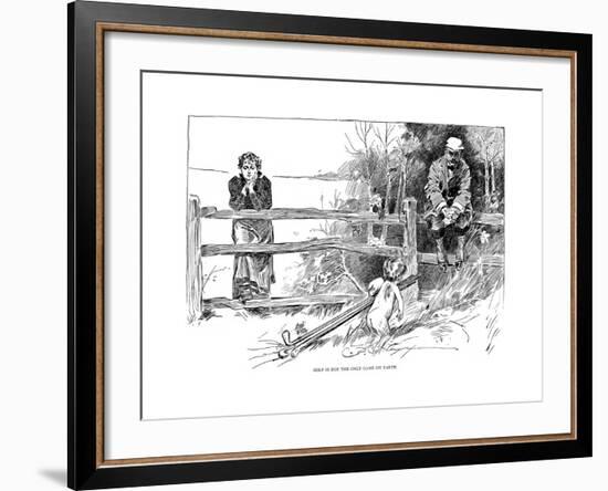 Golf Game, 1895-Charles Dana Gibson-Framed Giclee Print